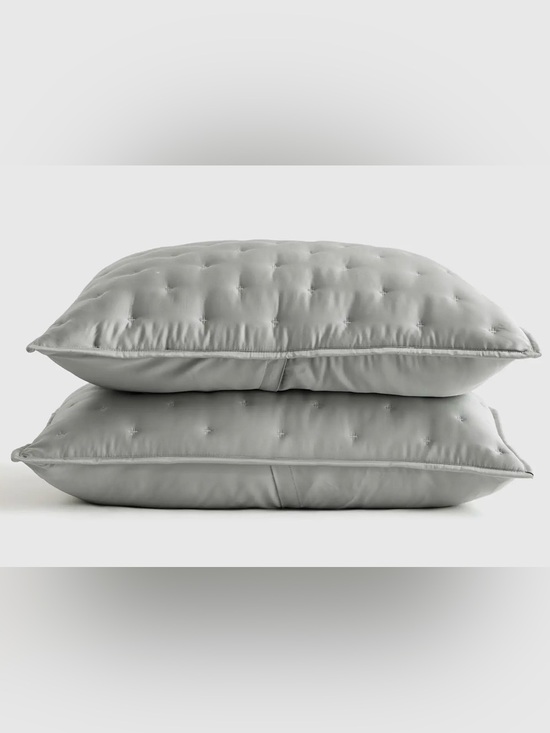Quince Other - NWOT Quince Bamboo Dream Quilted Sham Set, King (Eucalyptus)